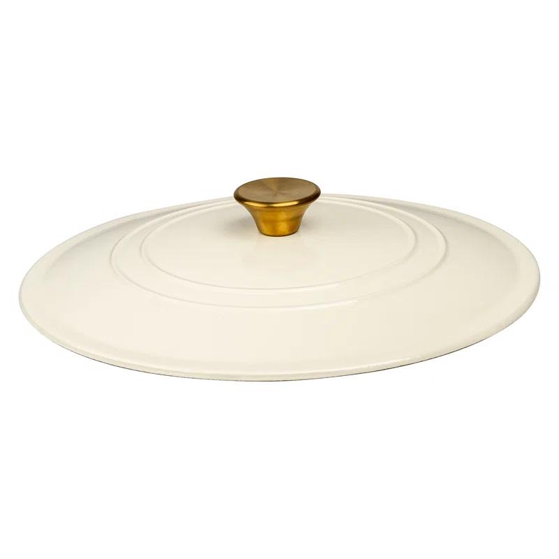 Lexi Home Lexi Home 5 qt. Enameled Cast Iron Round Braiser