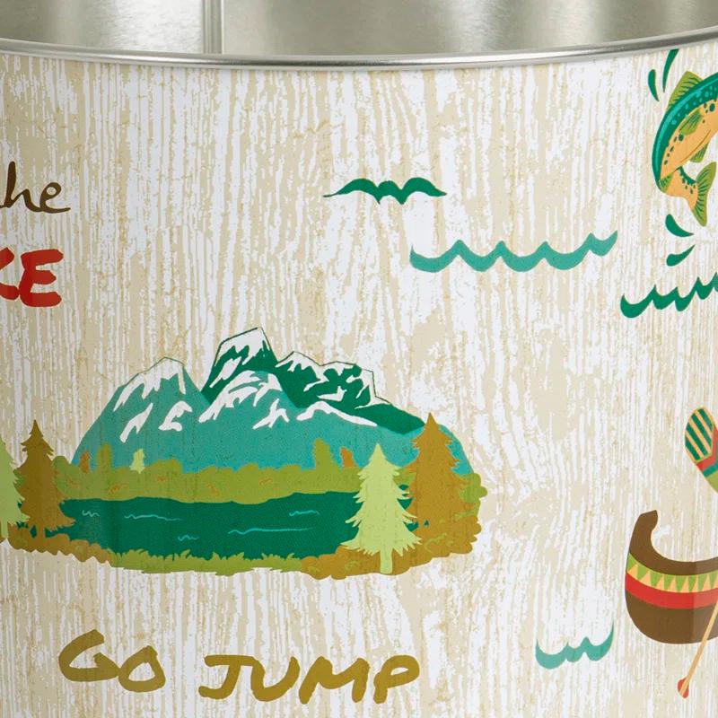Lake Holiday Wastebasket