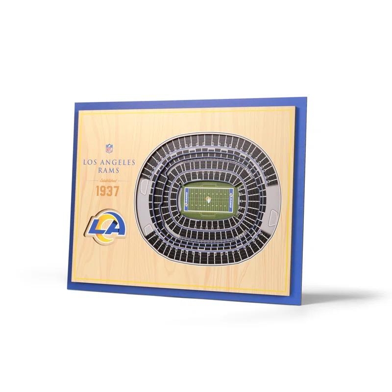 YouTheFan NFL 5-Layer Stadiumview Wall Art