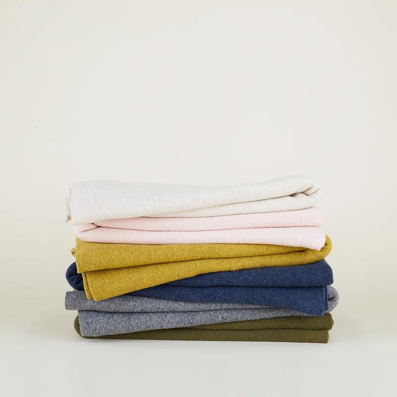 Simple Knitted Throw Blanket