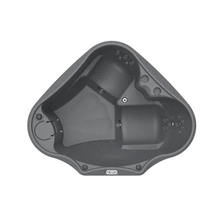 AquaRest Spas, powered by Jacuzzi® pumps AquaRest Discover AR300 Standard 2-Person 20-Jet Oval Plug & Play Hot Tub with LED Waterfall and Friciton Heating