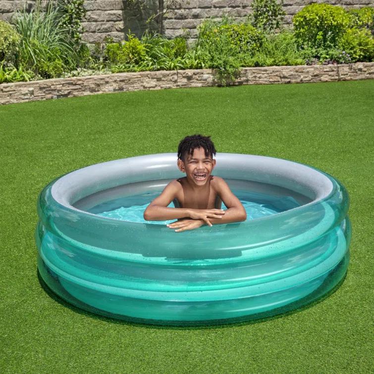 Bestway Plastic Round Kiddie Pool 20.87'' H x 66.93'' W x 66.93'' L