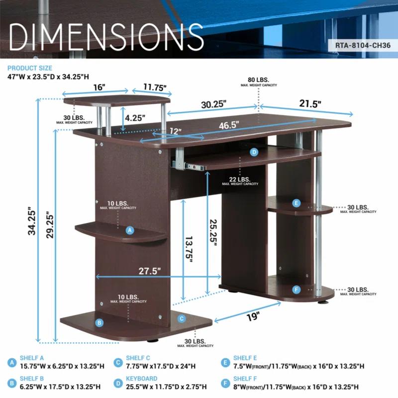 Winston Porter Anara Computer Desk