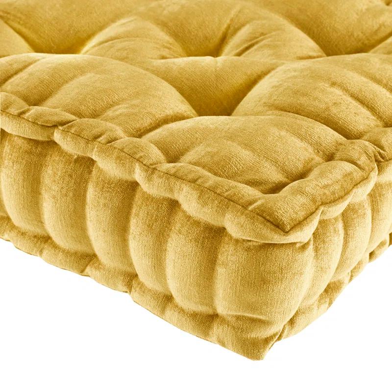 Intelligent Design Azza Poly Chenille Square Floor Pillow Cushion