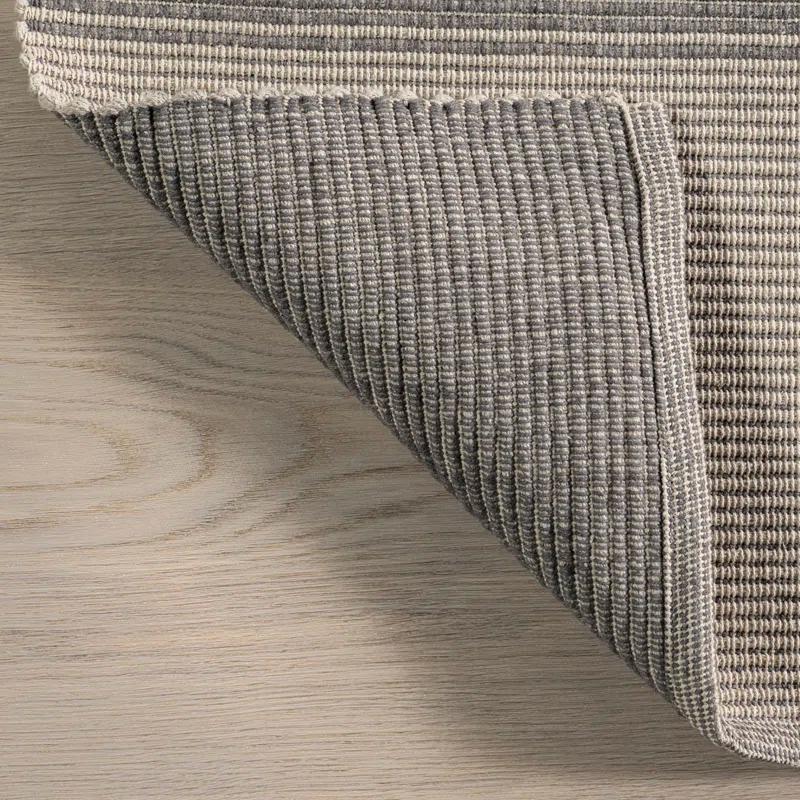 Ebern Designs Hertford Checked Cotton Area Rug