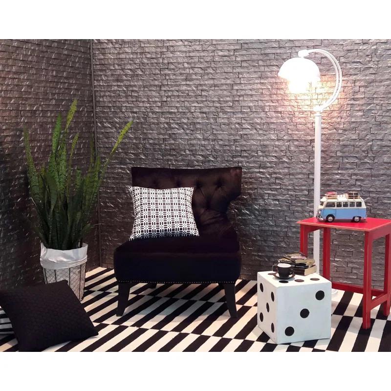 Innovera Decor by Palram Ledge Stone 24" x 24" PVC Wall Paneling in Portland Cement