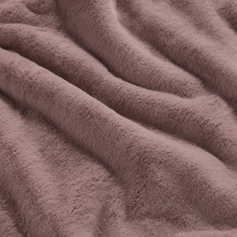 Allisandro Allisandro Double-Sided Soft and Luxurious Faux Fur Throw Blanket