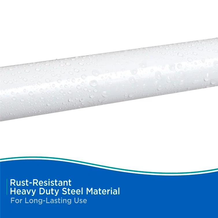 Kenney Twist & Fit 36" x 36" Fixed Corner Shower Curtain Rod