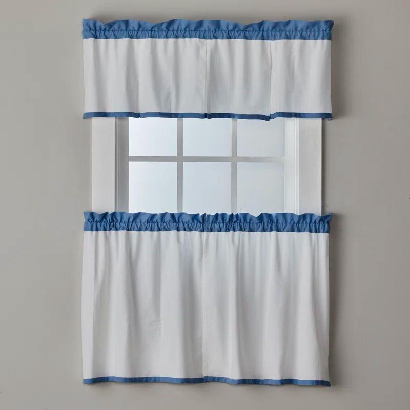 SKL Home Striped Tailored 48'' W Window Valance
