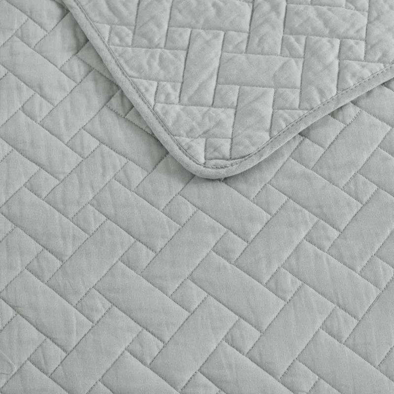 Tommy Bahama Home Tommy Bahama Raffia Solid Cotton Reversible Quilt Set