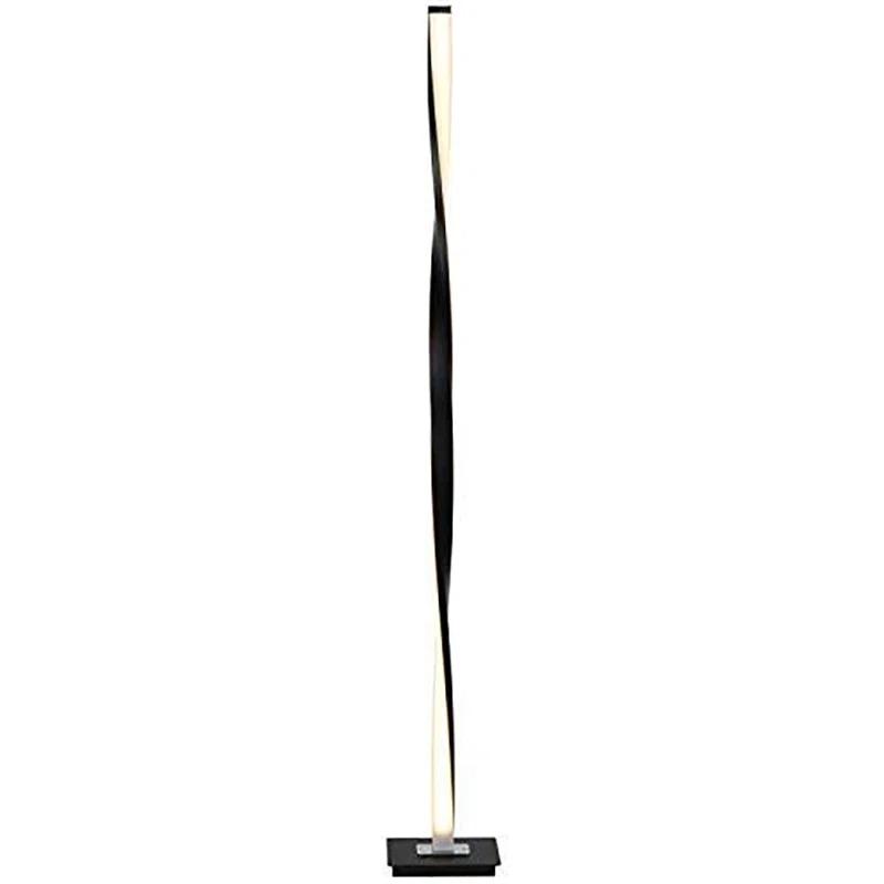 Brightech Helix 48 in. Industrial LED Floor Lamp with Built-In 3-Way Dimmer