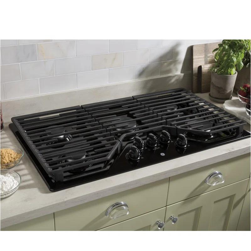 GE Appliances GE Appliances 36" Gas 5 Burner Cooktop with Dual Size Power Burner