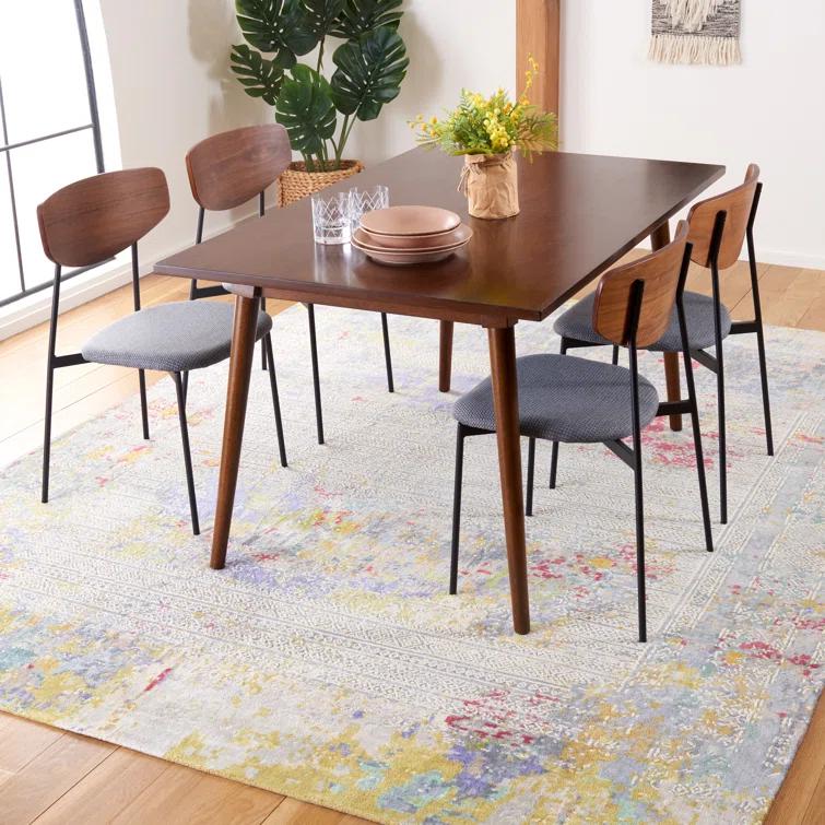 Safavieh Centennial Hand Knotted Silk/Wool Southwestern Rug in Beige/Blue