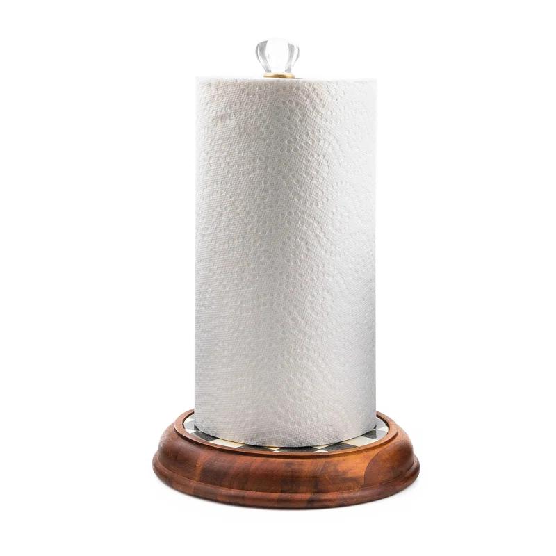 MacKenzie-Childs Wood Paper Towel Holder