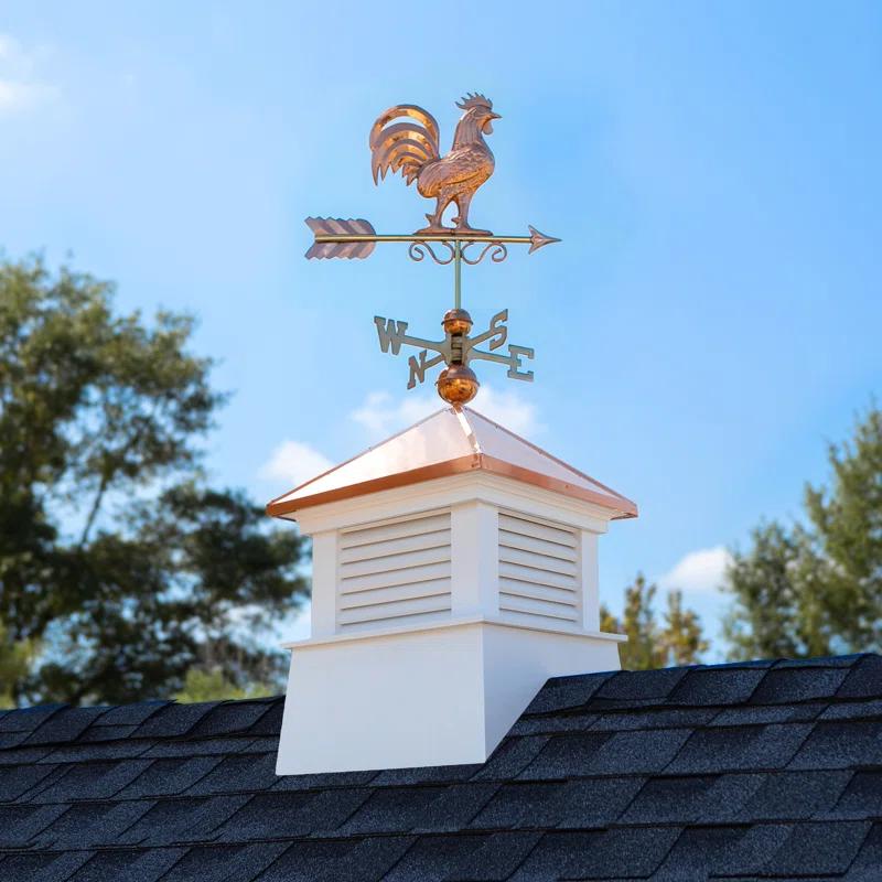 Good Directions Manchester Rooster Cupola & Weathervane Set
