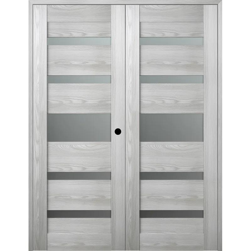 Belldinni Avon 07-05 Solid + Manufactured Wood Paneled French Doors
