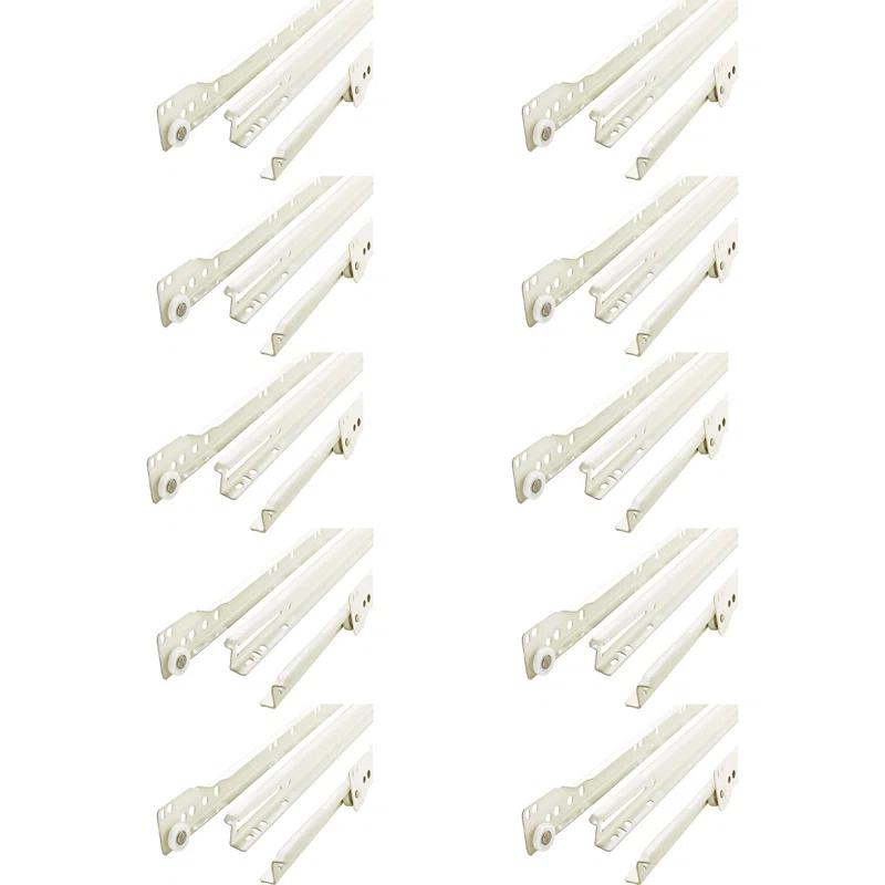 Franklin Brass Full Extension Bottom Mount Metal Drawer Slide (Set of 10)