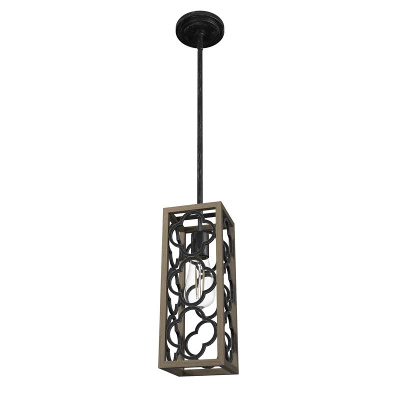 Hunter Fan Gablecrest 1 - Light Single Rectangle Pendant