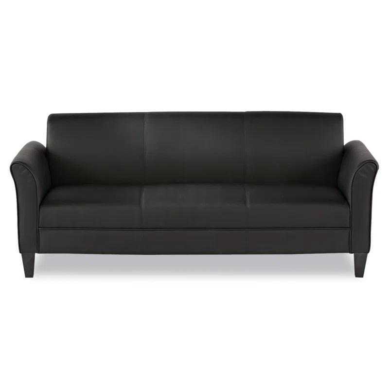 Alera® Leather 77'' Reception Sofa