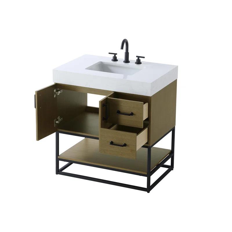 Living District 32 inch Single Bathroom Vanity