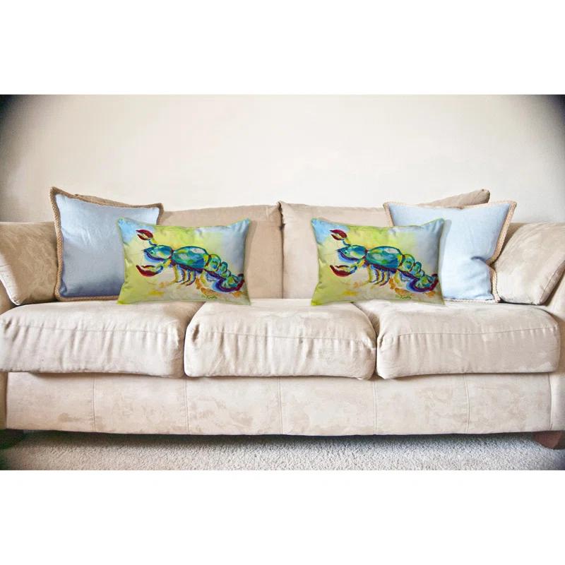 Betsy Drake Interiors Indoor/Outdoor Throw Pillow