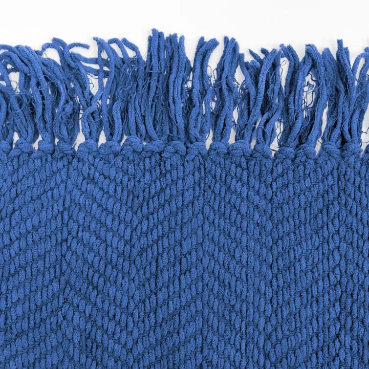 Home Soft Things Tweed Knitted Throw Blanket