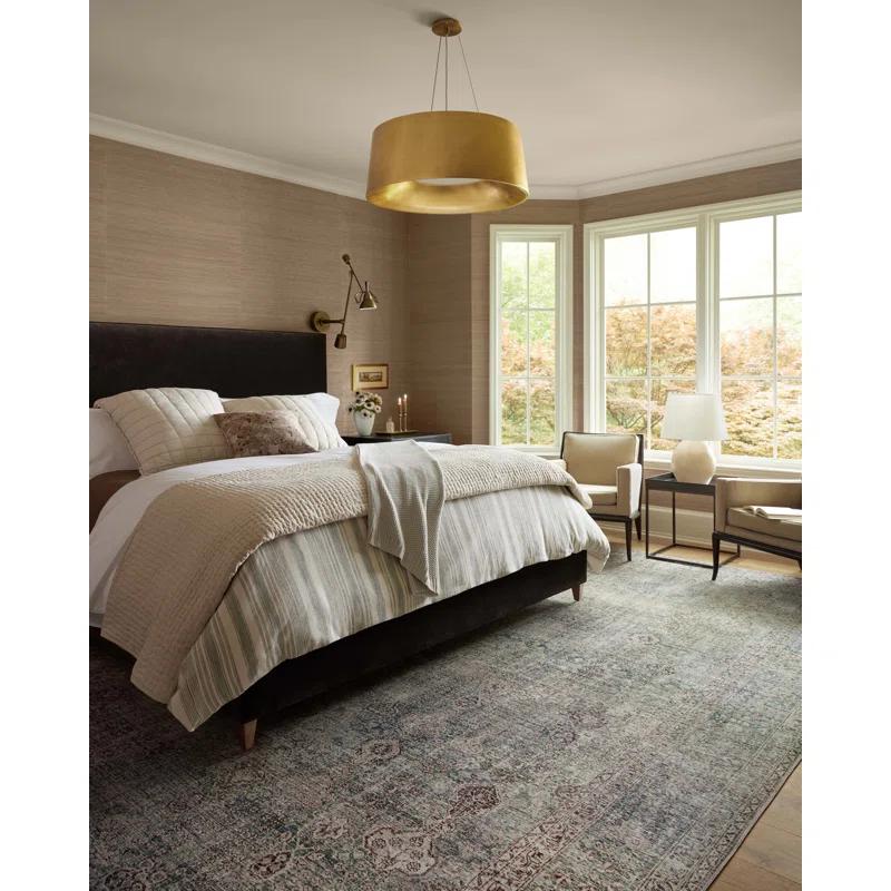 Chris Loves Julia x Loloi Chris Loves Julia X Loloi Jules Emerald / Antique Ivory Area Rug