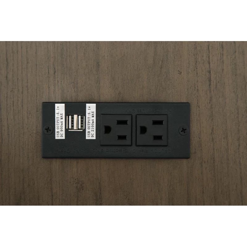 Lark Manor™ Dalson End Table and Built-In Outlets