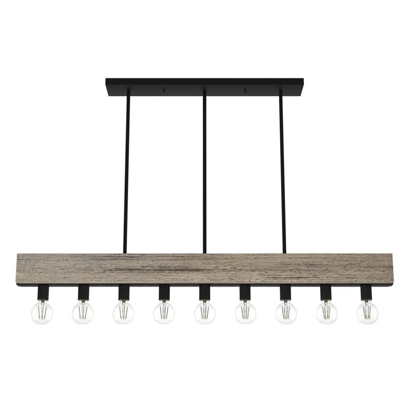 Hunter Fan Donelson 9 - Light Kitchen Island Linear Pendant
