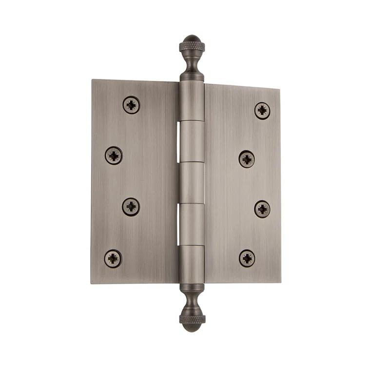 Grandeur 4" Acorn Tip Residential Hinge with Square Corners