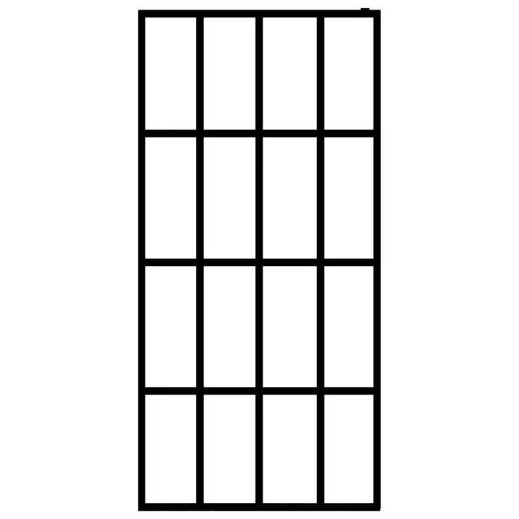 Wrought Studio™ Walk-in Shower Screen Tempered Glass Shower Door Bathroom Multi Sizes