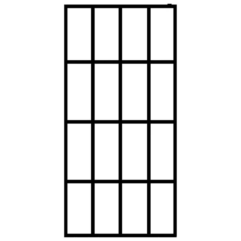 Wrought Studio™ Walk-in Shower Screen Tempered Glass Shower Door Bathroom Multi Sizes