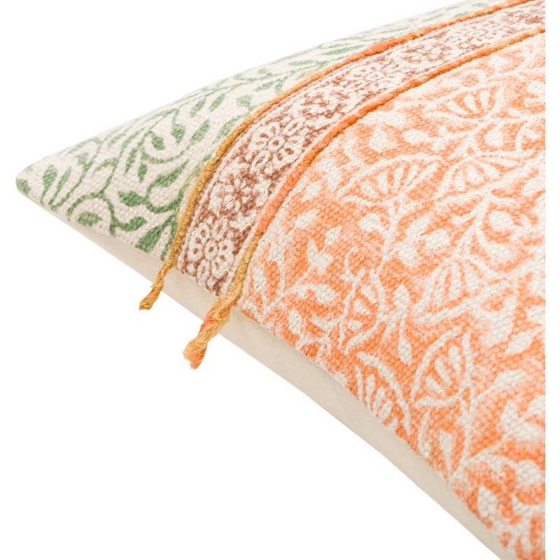 Livabliss Sanga Fringed Throw Pillow