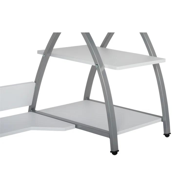 56.75'' x 23.5'' Sewing Table with Sewing Machine Platform