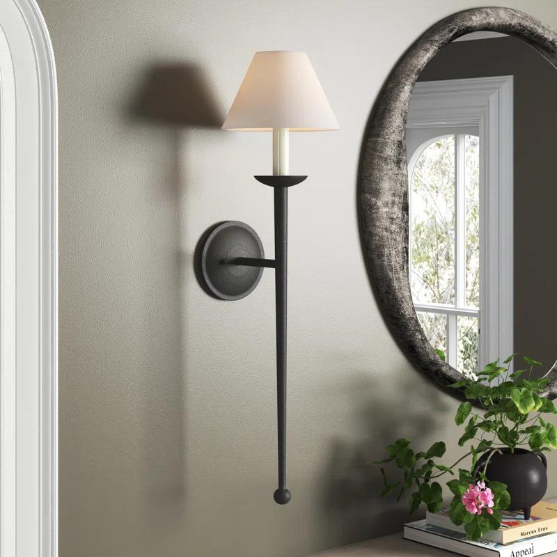 Lovato Single Light Iron Dimmable Wallchiere