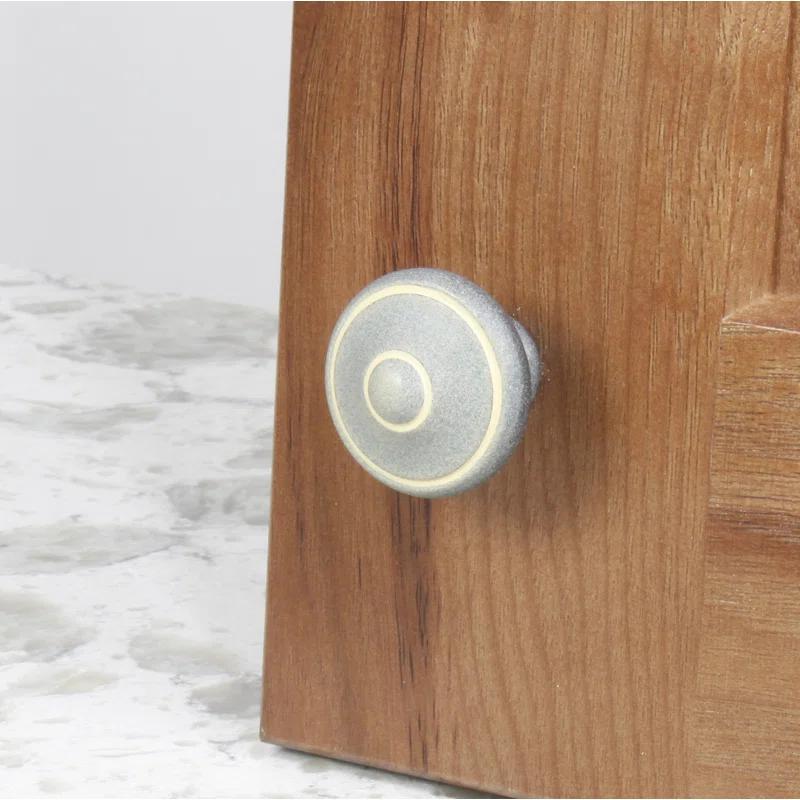 Handpainted Country 1 3/16" Diameter Round Knob