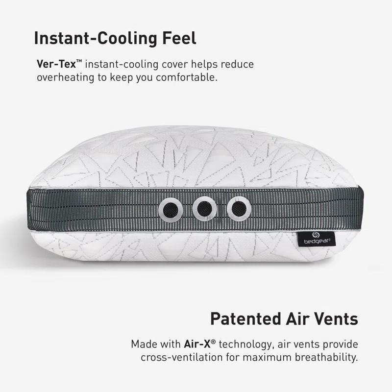 Bedgear Bedgear Storm King Performance Cooling Pillow - Medium Firm Bed Pillow for All Sleep Positions