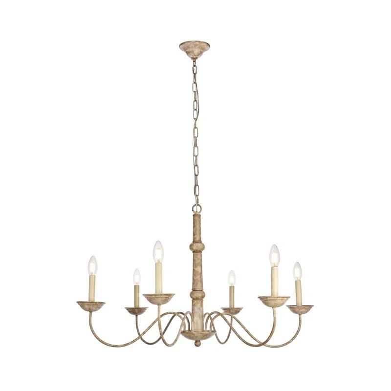 Kelly Clarkson Home Calando 6 - Light Dimmable Classic / Traditional Chandelier