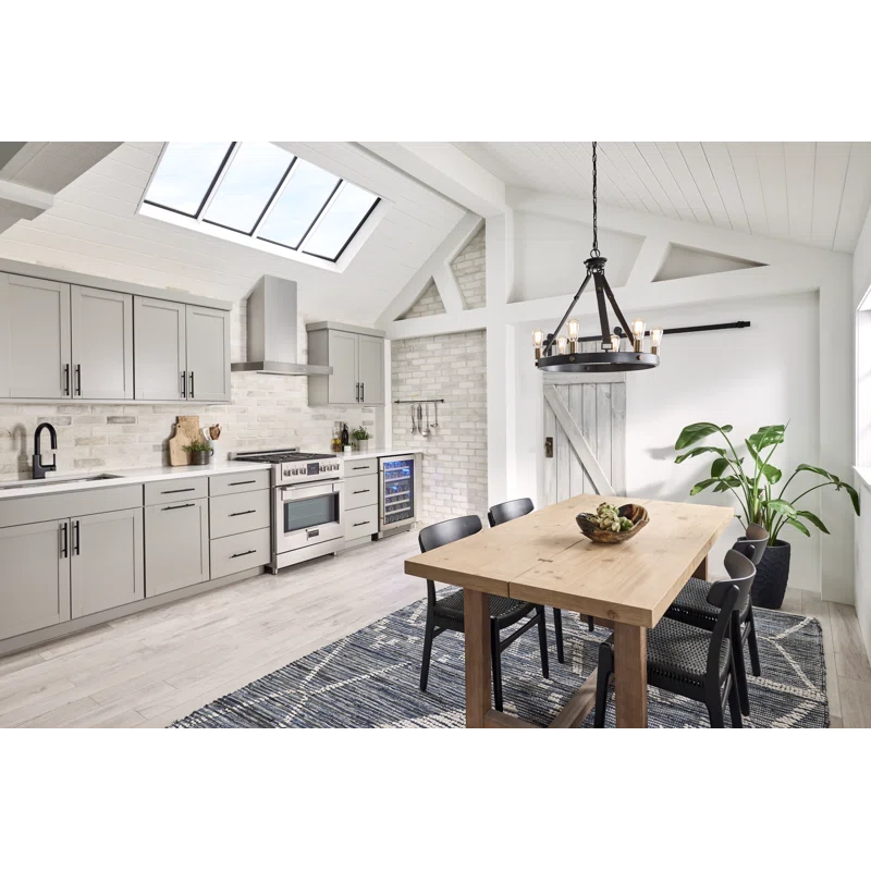 Zephyr 36" Roma 600 CFM Convertible Wall Mount Range Hood in Gray with Nightlight