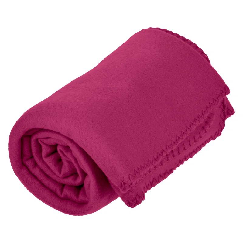 Imperial Home Cozy Comfort 50 x 60 Inch Cozy Fleece Throw Blanket