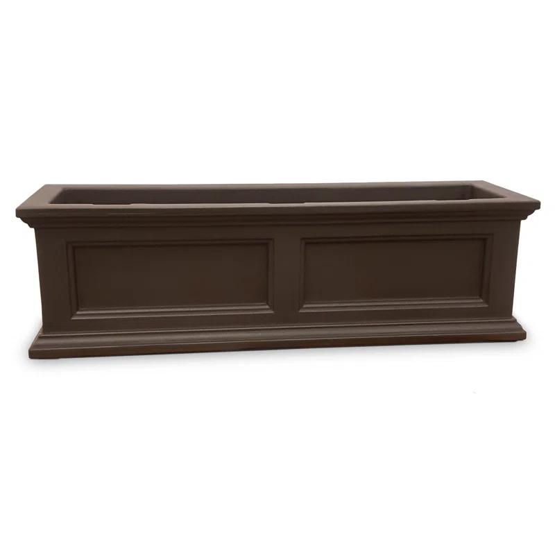 Mayne Inc. Anastasiya Resin Window Box Planter with Water Reservoir