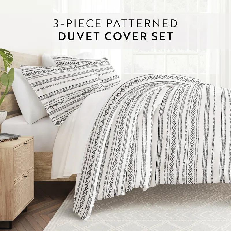 Becky Cameron Geo Threads Pattern Duvet Cover Set