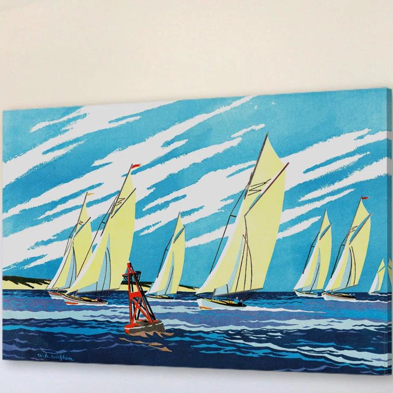 Marmont Hill " Yellow Sailboats "