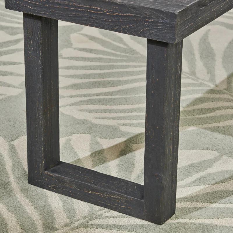 Millwood Pines Egor Acacia Wood Outdoor Bench