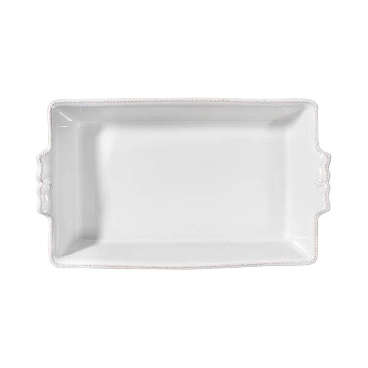 Juliska Berry & Thread 13" Rectangular Baker - Whitewash