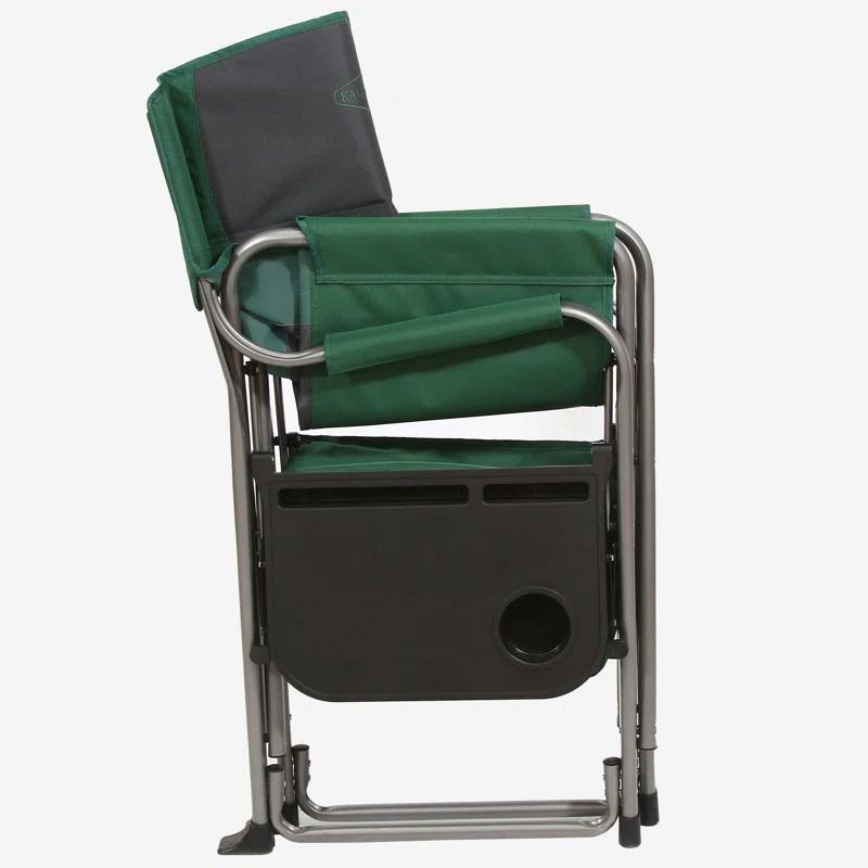 Kamp-Rite Kamp-Rite Portable Director's Chair w/Cooler, Cup Holder, & Side Table
