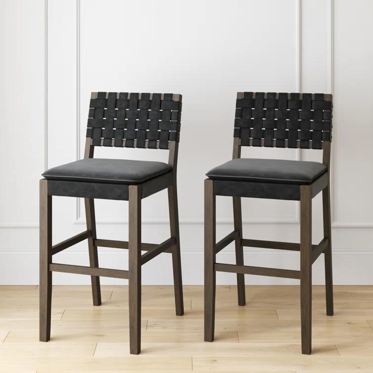 Nathan James Upholstered Stool