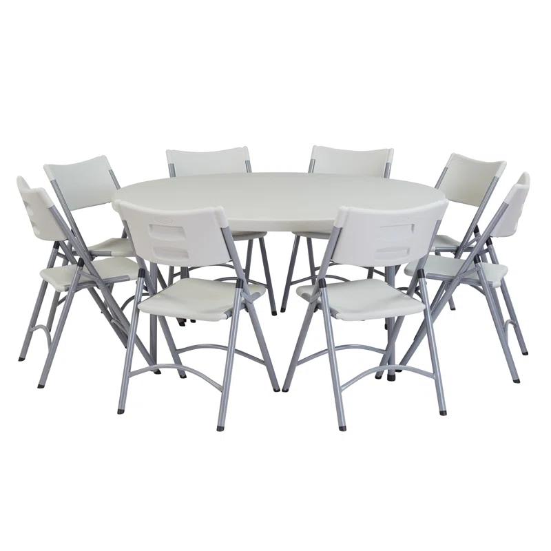National Public Seating 60'' Circular Portable Banquet Table