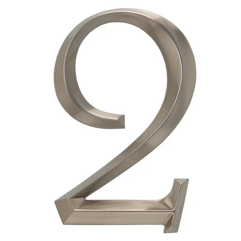 Whitehall Products 6 in. Surface Mount House Number