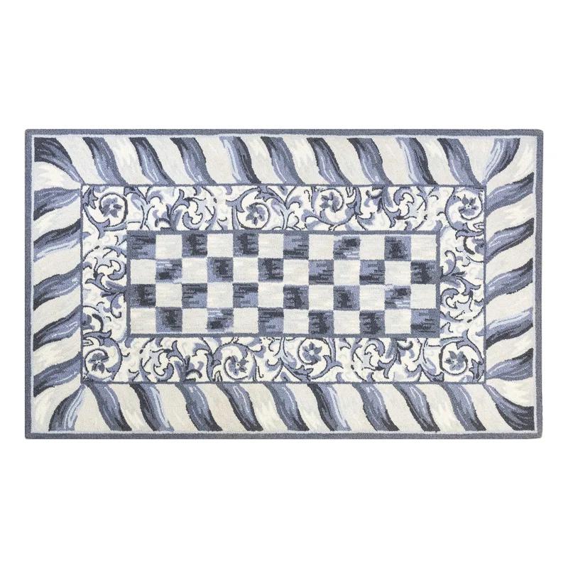 MacKenzie-Childs Sterling Check® Rug